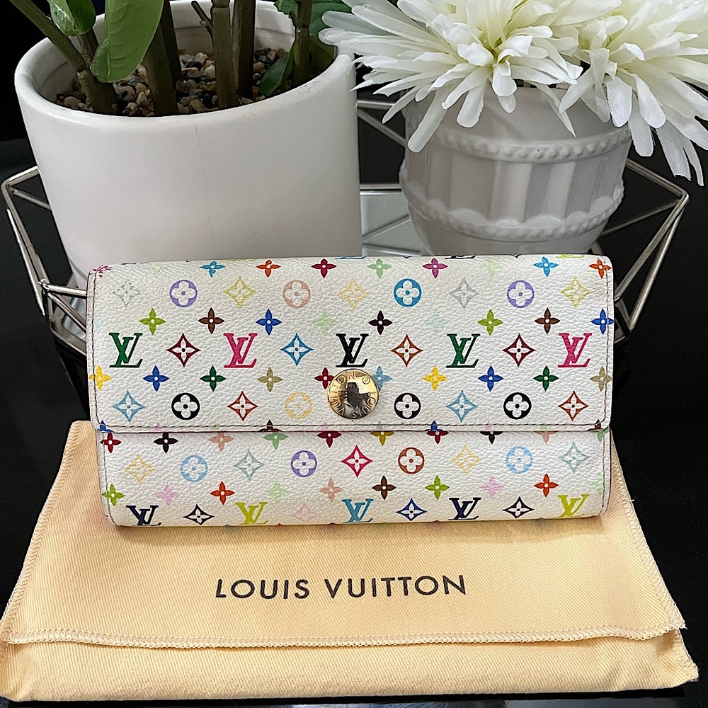 Louis Vuitton Sarah Multicolor monogram wallet